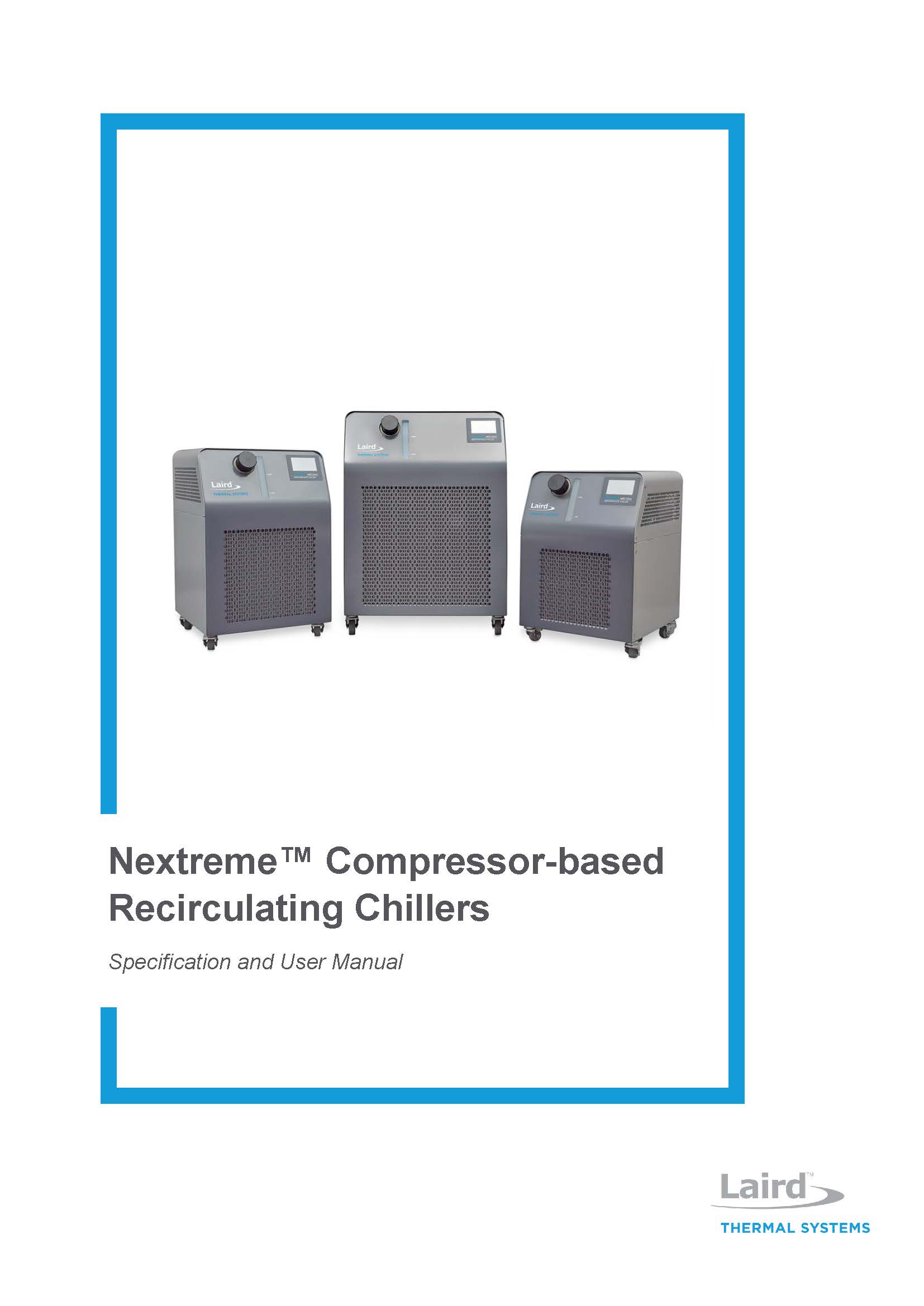 Nextreme-Compressor-Based-Chillers-User-Manual-Cover