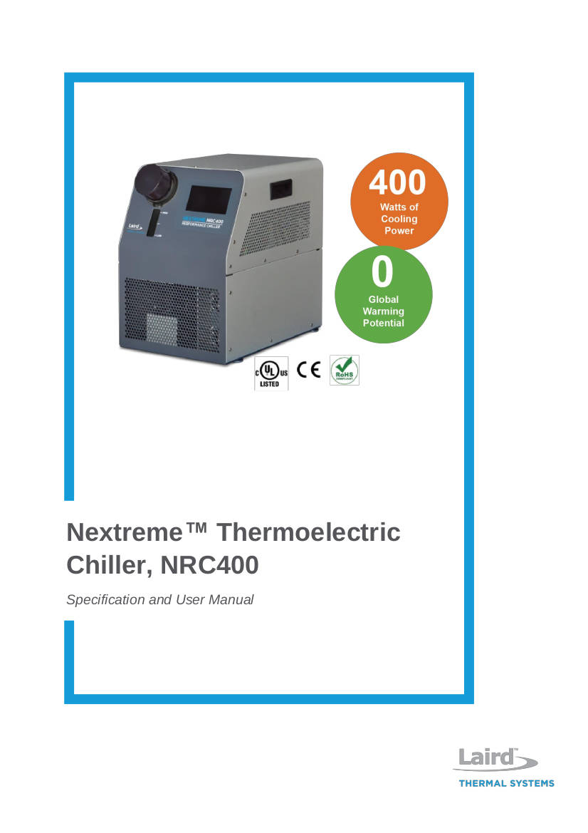 NRC400-T0-00-PC2 User Manual Cover