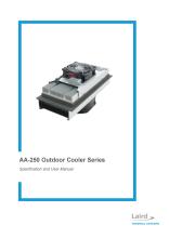 AA-250 Outdoor Cooler Series User Manual