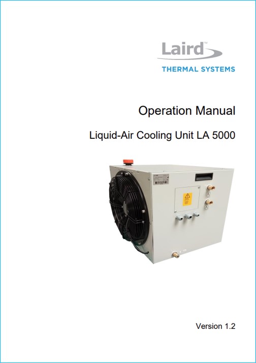 LA5000 V12 Operation Manual Cover Image