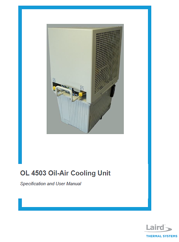 Oil-Air Cooling Unit