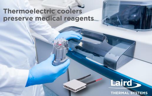 Thermoelectric coolers preserve medical reagents